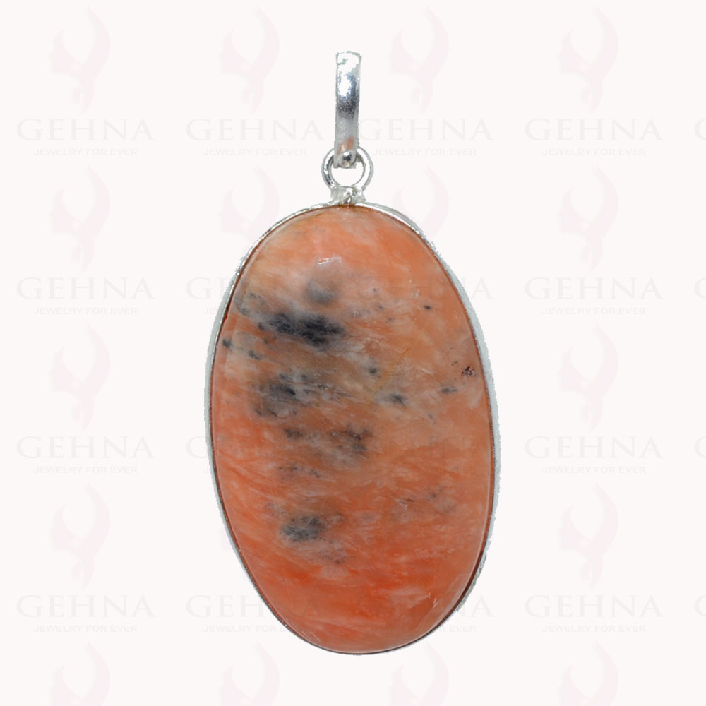 Heliolite Gemstone Pendant In .925 Sterling Silver Overlay Metal GP2912