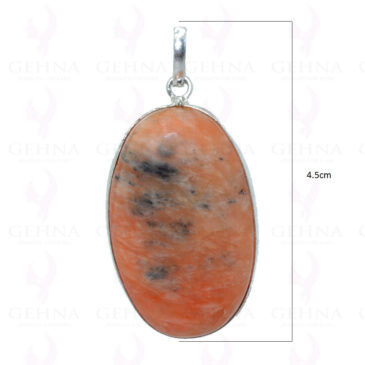 Heliolite Gemstone Pendant In .925 Sterling Silver Overlay Metal GP2912
