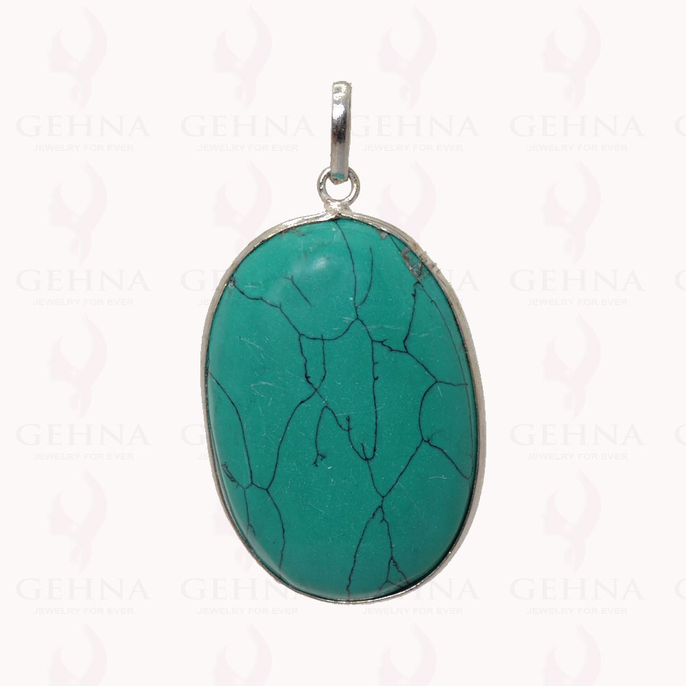 Aquamarine Gemstone Pendant In .925 Sterling Silver Overlay Metal GP2926