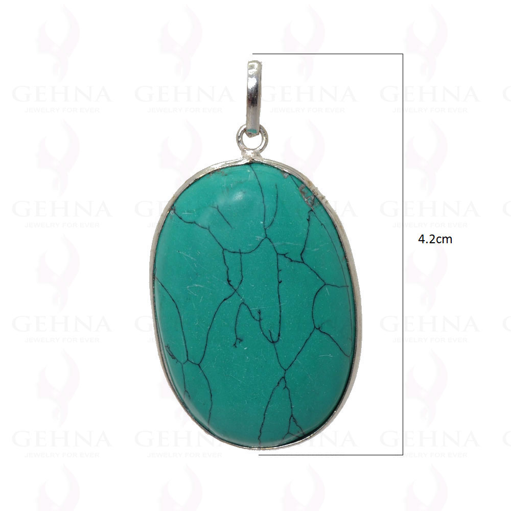 Aquamarine Gemstone Pendant In .925 Sterling Silver Overlay Metal GP2926