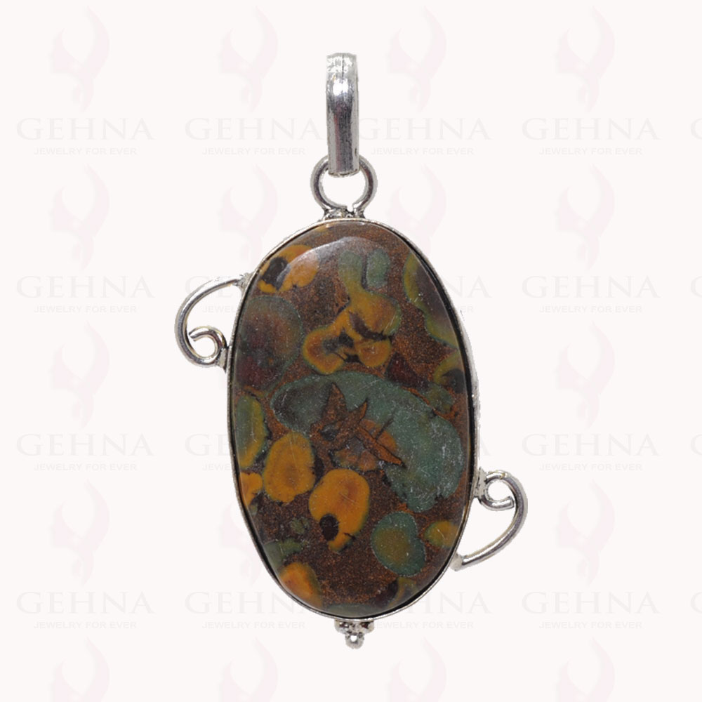 Gemstone Pendant In .925 Sterling Silver Overlay Metal GP2930