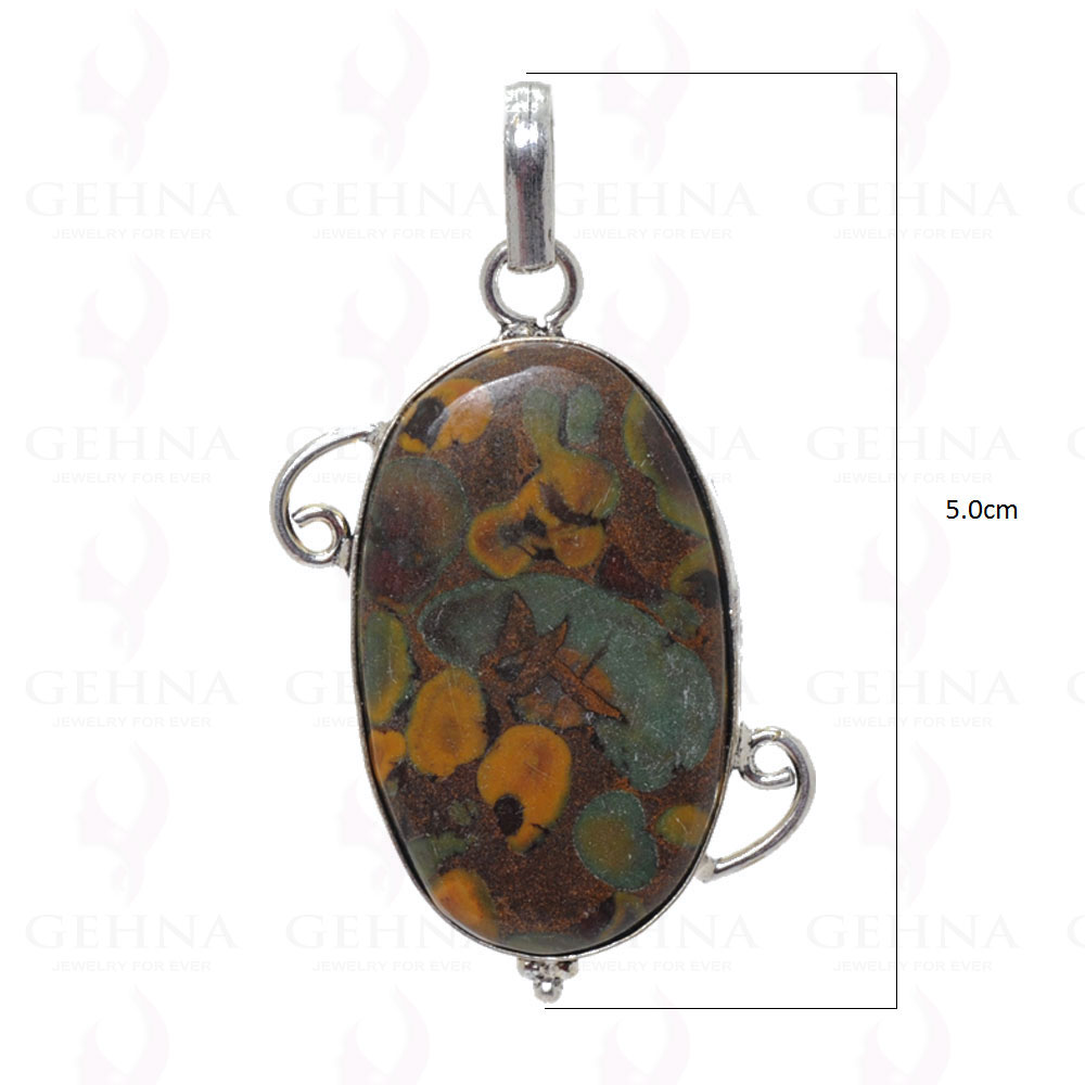 Gemstone Pendant In .925 Sterling Silver Overlay Metal GP2930