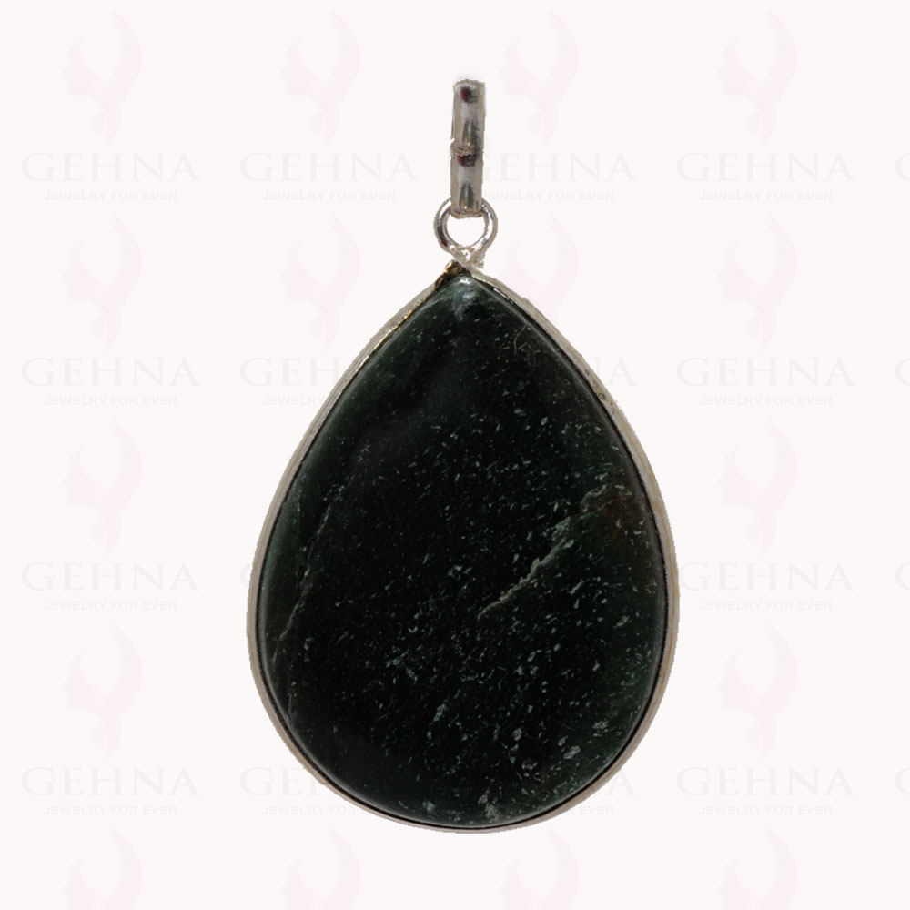 Onyx Gemstone Pendant In .925 Sterling Silver Overlay Metal GP2972