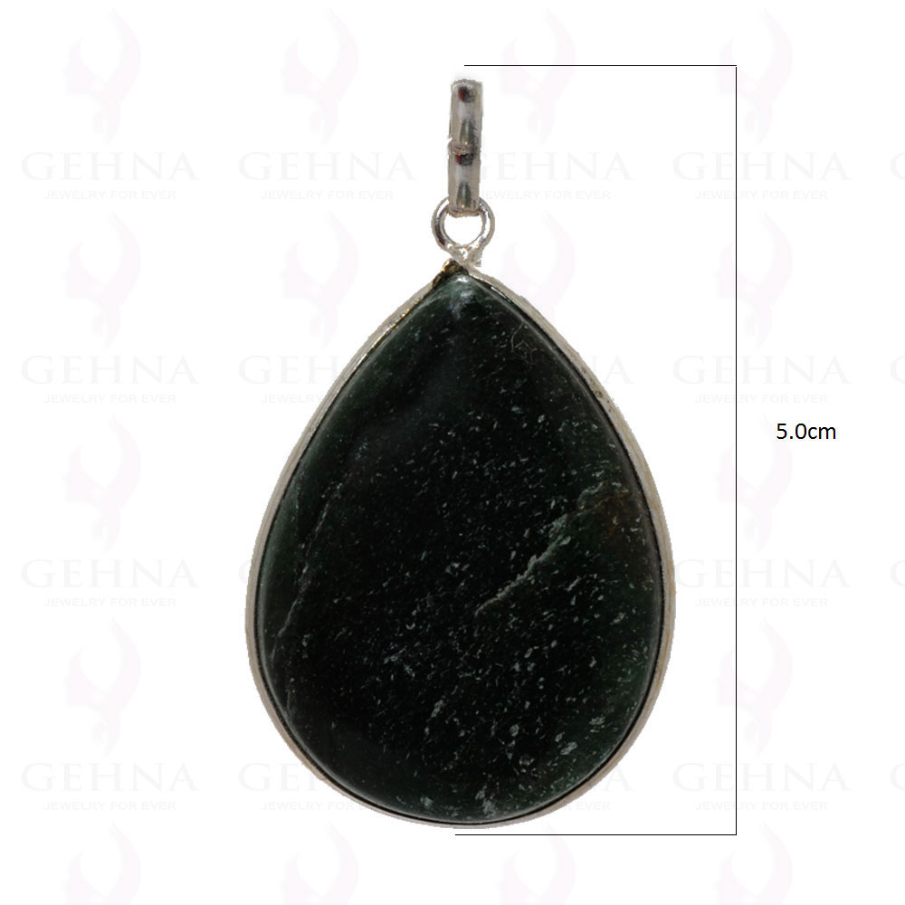 Onyx Gemstone Pendant In .925 Sterling Silver Overlay Metal GP2972