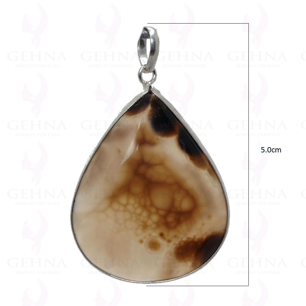 Gemstone Pendant In .925 Sterling Silver Overlay Metal GP2980