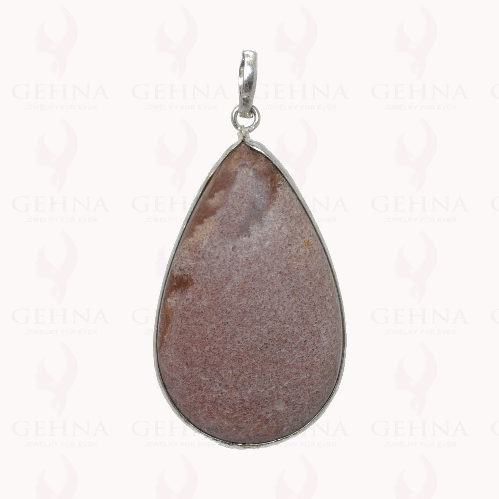 Sand Gemstone Pendant In .925 Sterling Silver Overlay Metal GP2990