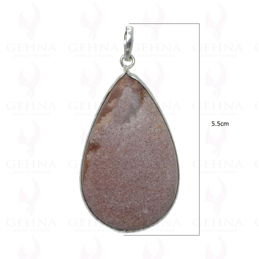 Sand Gemstone Pendant In .925 Sterling Silver Overlay Metal GP2990