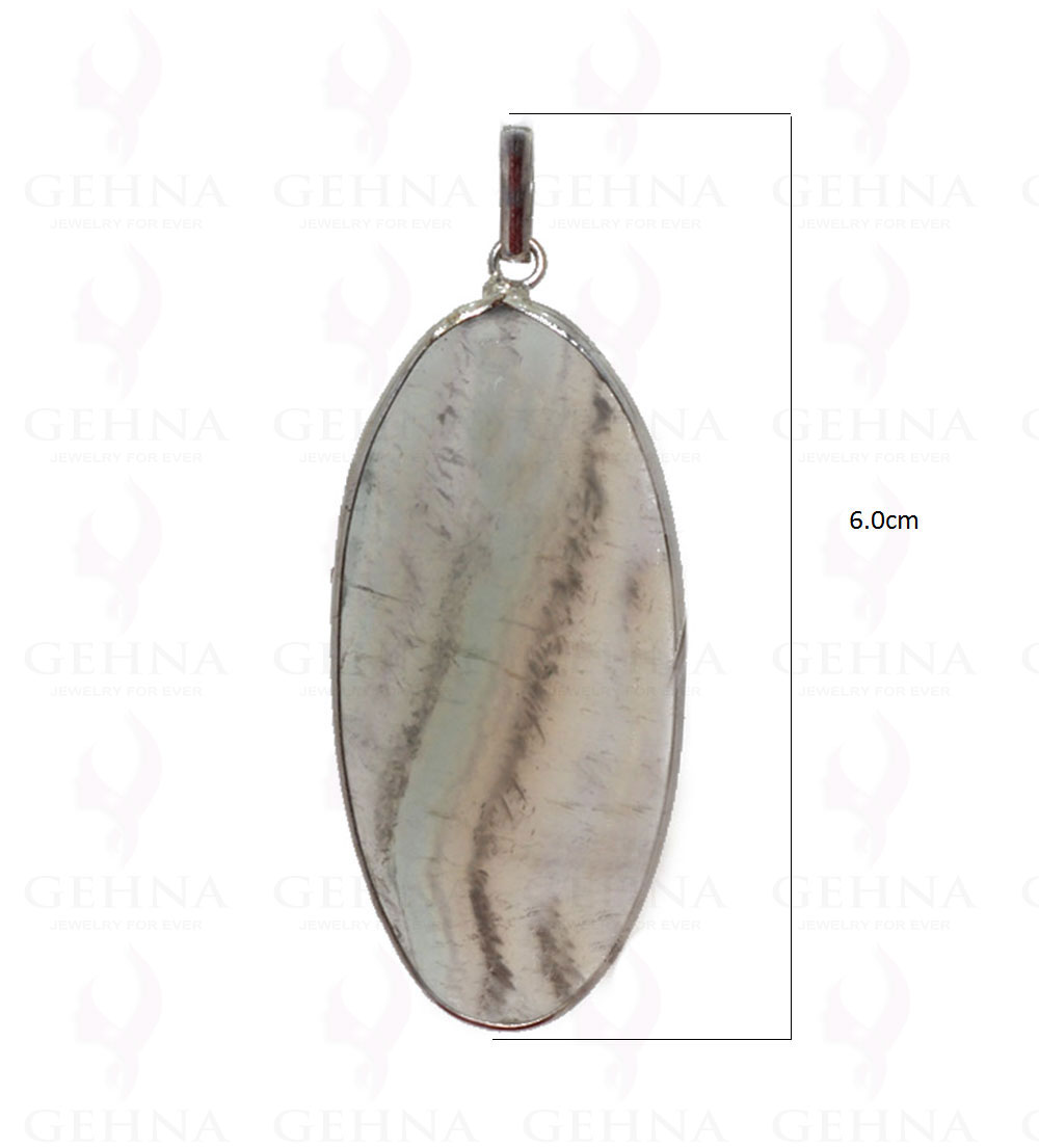 Aventurine Gemstone Pendant In .925 Sterling Silver Overlay Metal GP3024