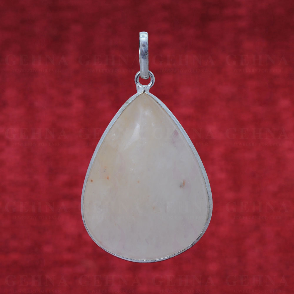 Aquamarine Gemstone Pendant In .925 Sterling Silver Overlay Metal GP3026