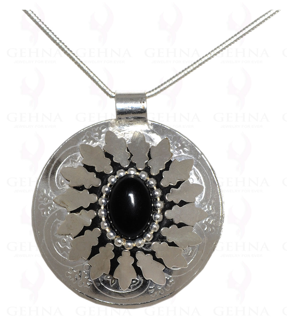 Amethyst Gemstone Pendant In .925 Sterling Silver Overlay Metal GP3044