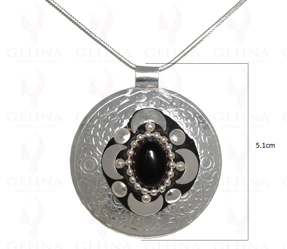 Red Garnet Gemstone Pendant In .925 Sterling Silver Overlay Metal GP3050