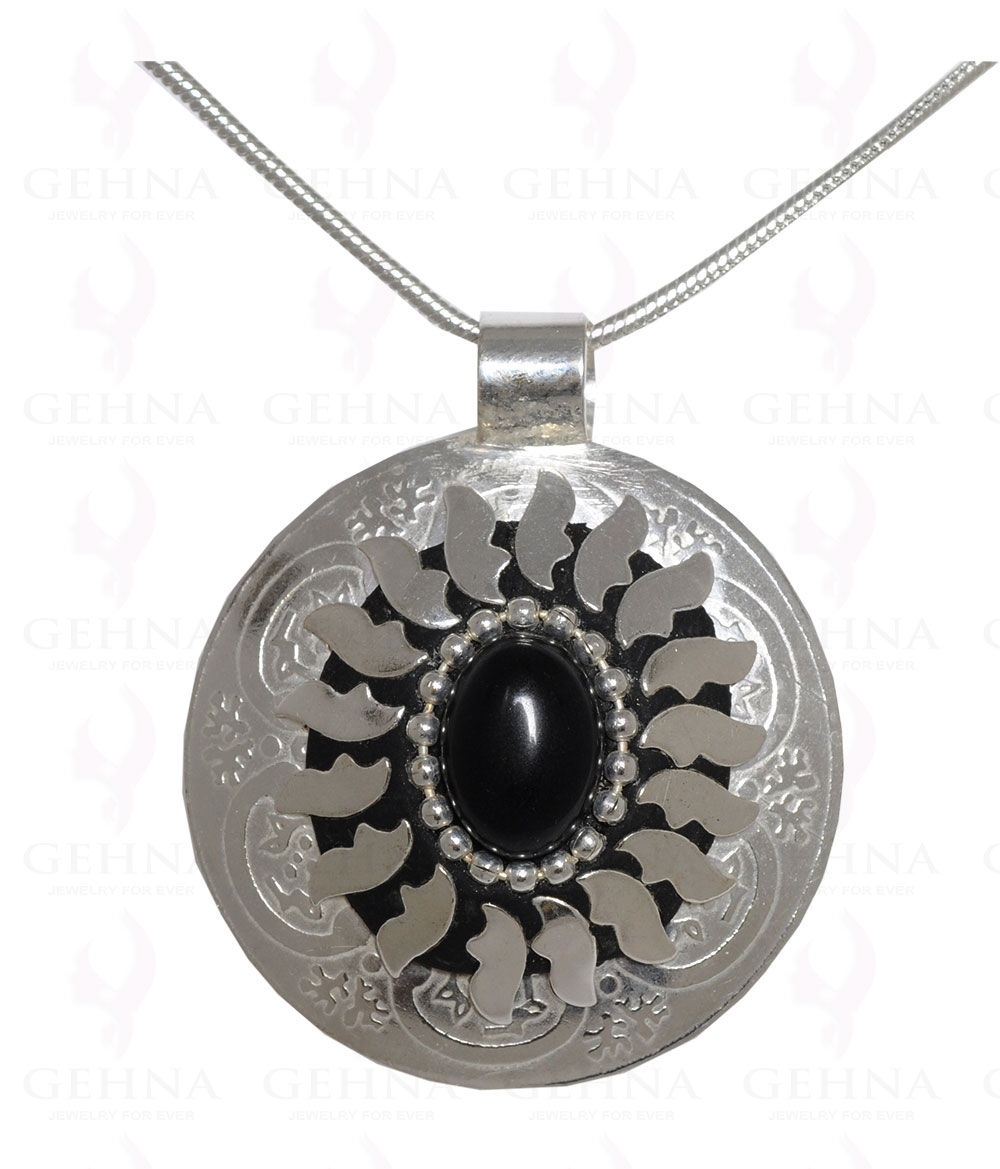 Amethyst Gemstone Pendant In .925 Sterling Silver Overlay Metal GP3075