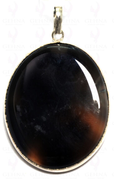 Agate Gemstone Pendant In.925 Sterling Overlay Silver GP3334