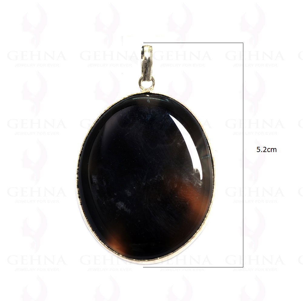 Agate Gemstone Pendant In.925 Sterling Overlay Silver GP3334