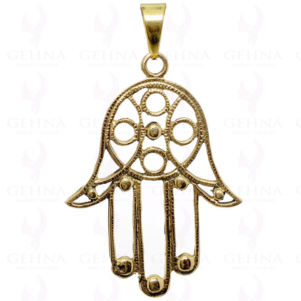 Hamsa Symbol Pendant .925 Sterling Overlay Silver GP3382