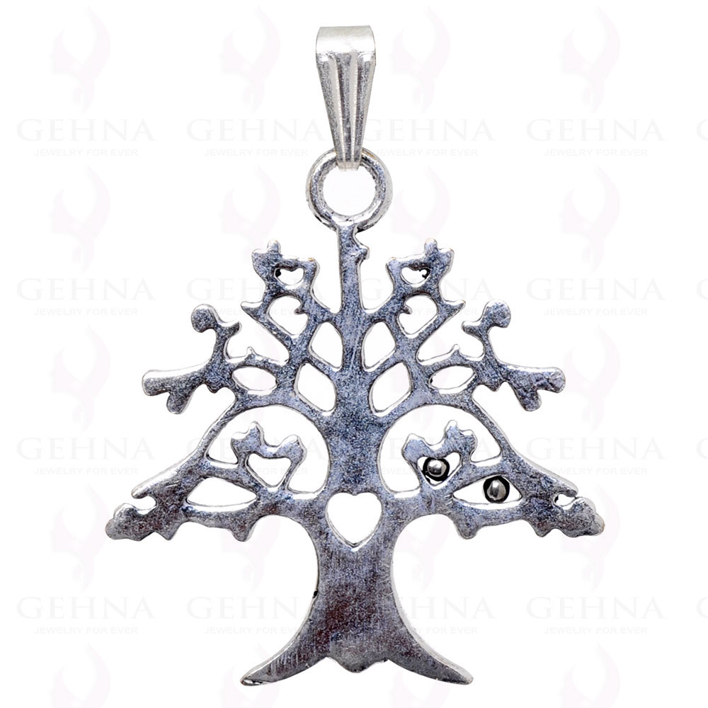Symmetrical Tree Pendant In .925 Sterling Silver Overlay GP3384