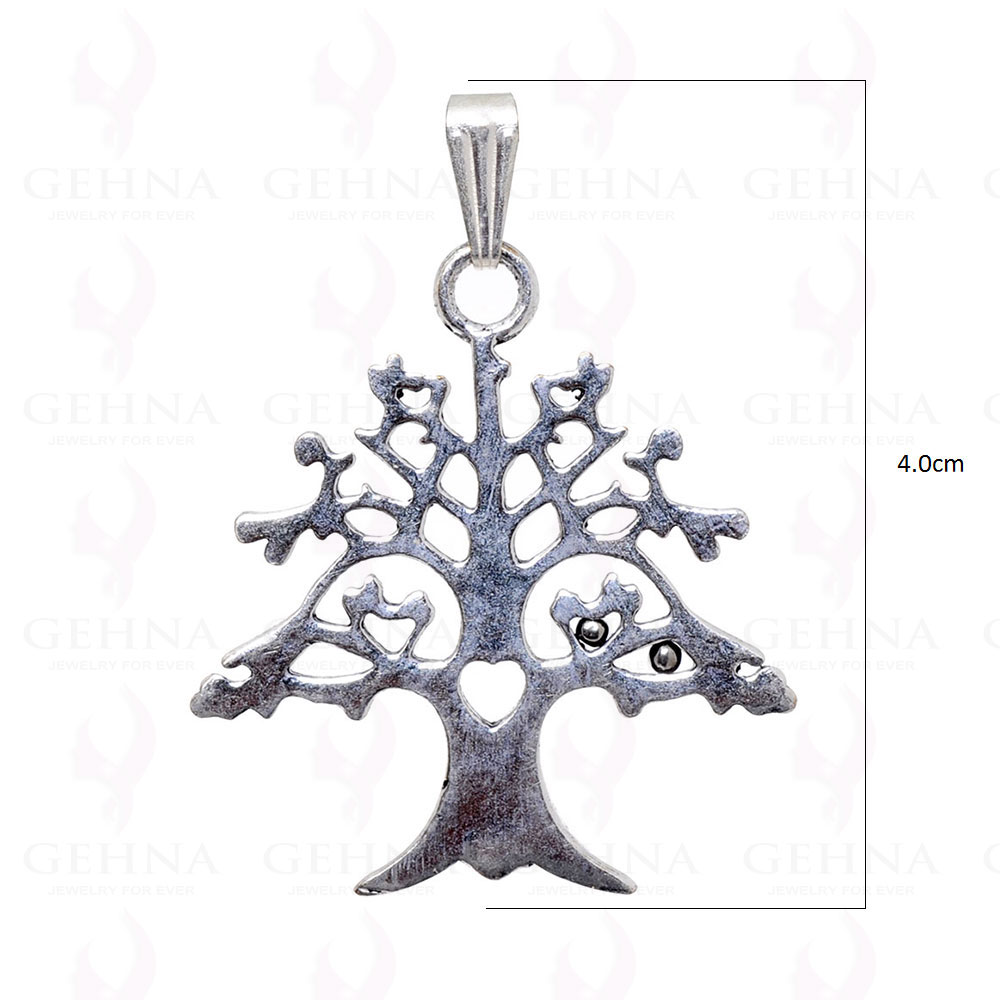 Symmetrical Tree Pendant In .925 Sterling Silver Overlay GP3384