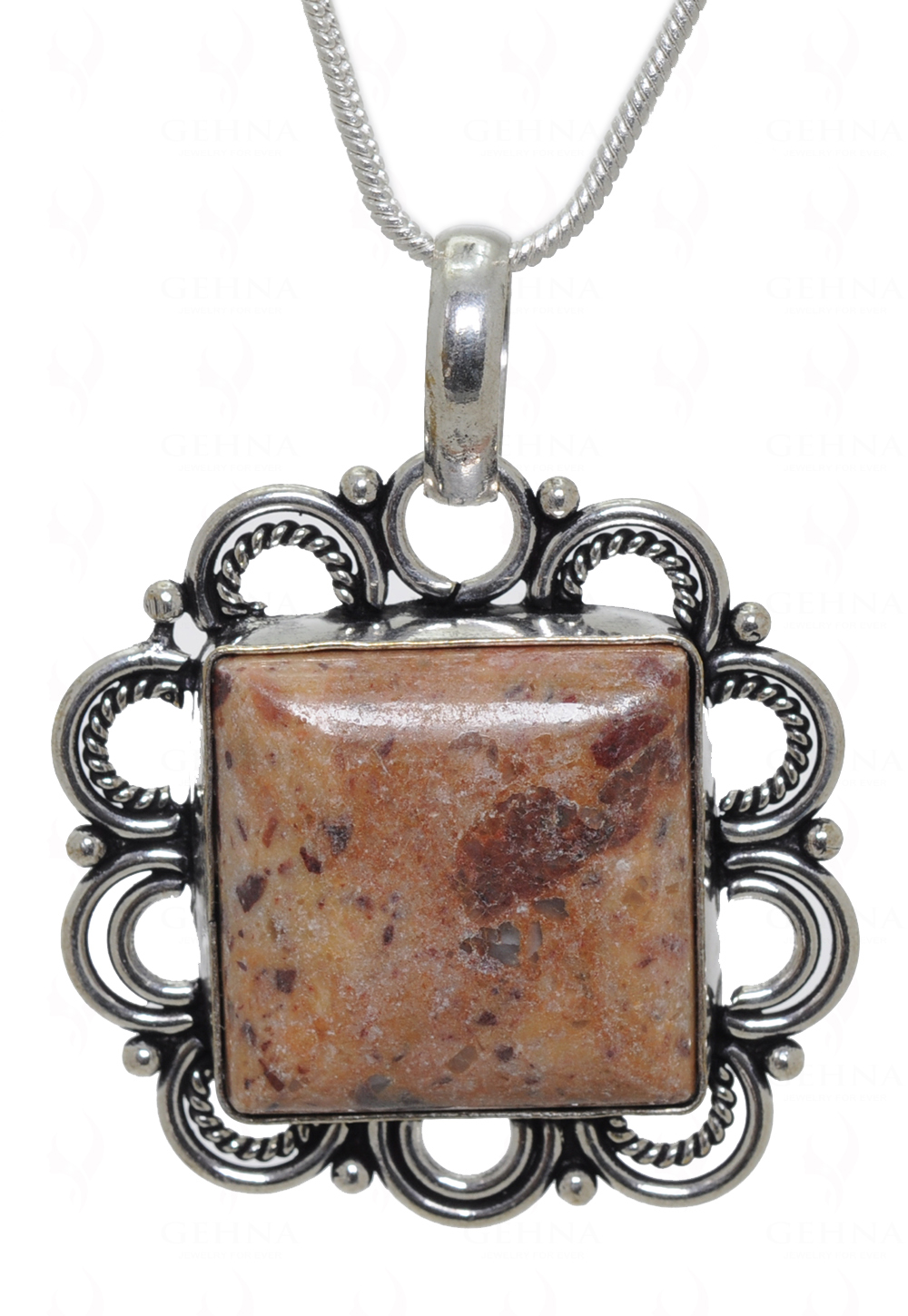 Mookaite Gemstone Pendant In.925 Sterling Overlay Silver GP3569