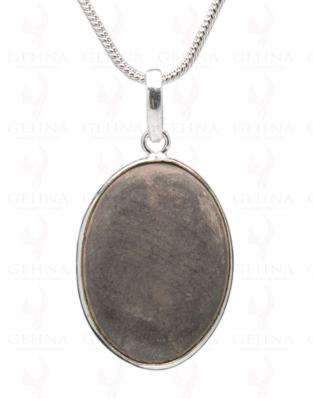 Mookaite Gemstone Studded Pendant In.925 Silver Overlay GP3900