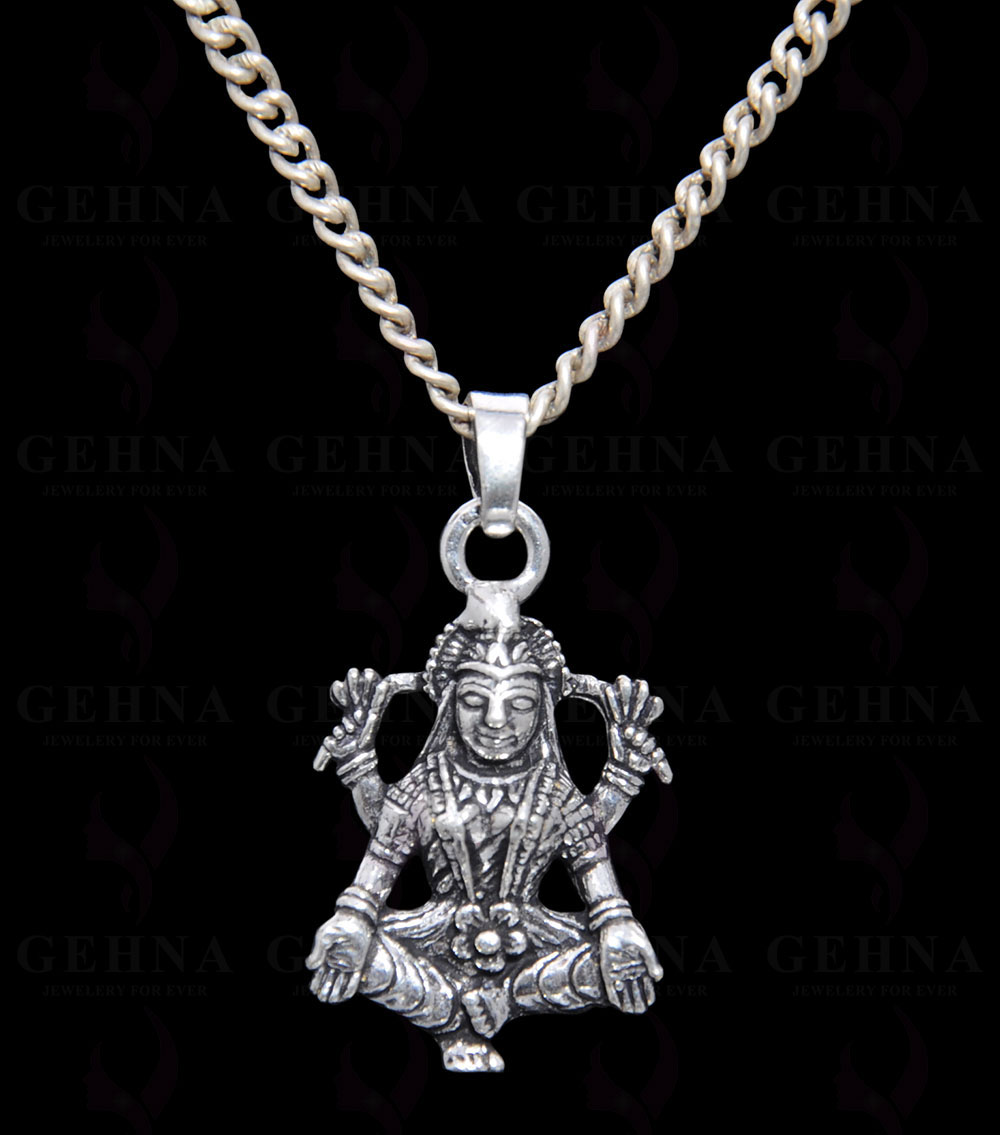 Gehna Handmade Stylish Pendant In .925 Silver Overlay GP4435