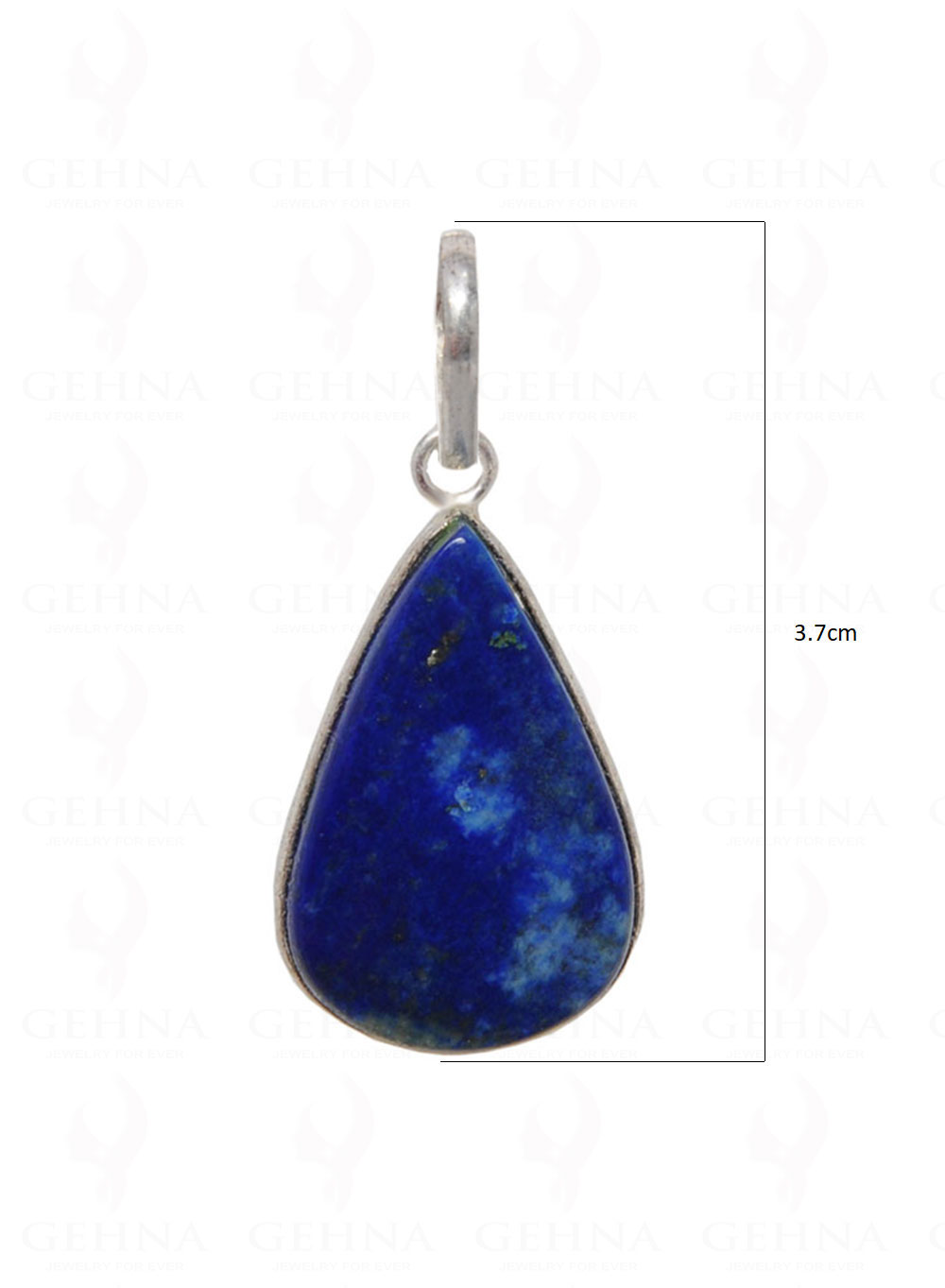 Lapis Lazuli Gemstone Pendant In .925 Silver Overlay GP4449