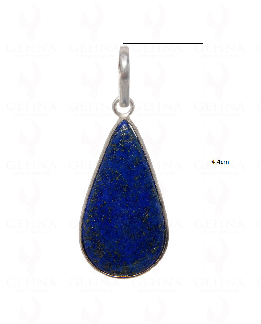 Lapis Lazuli Gemstone Pendant In .925 Silver Overlay GP4451