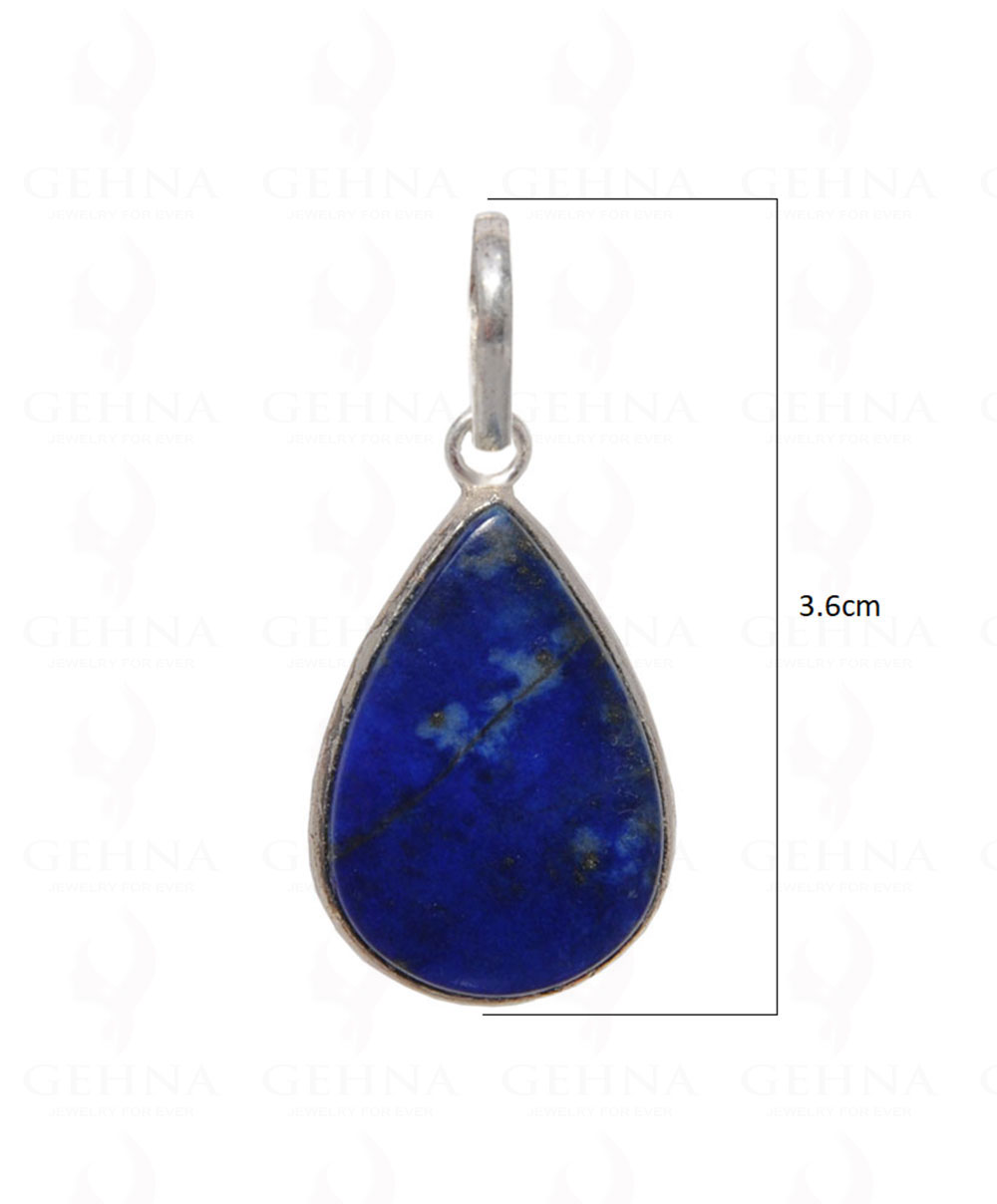 Lapis Lazuli Gemstone Pendant In .925 Silver Overlay GP4453