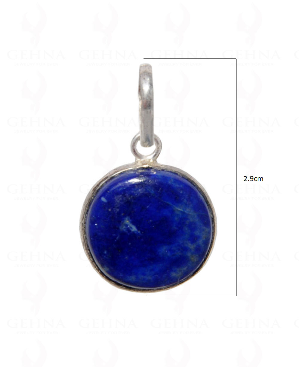 Lapis Lazuli Gemstone Pendant In .925 Silver Overlay GP4457