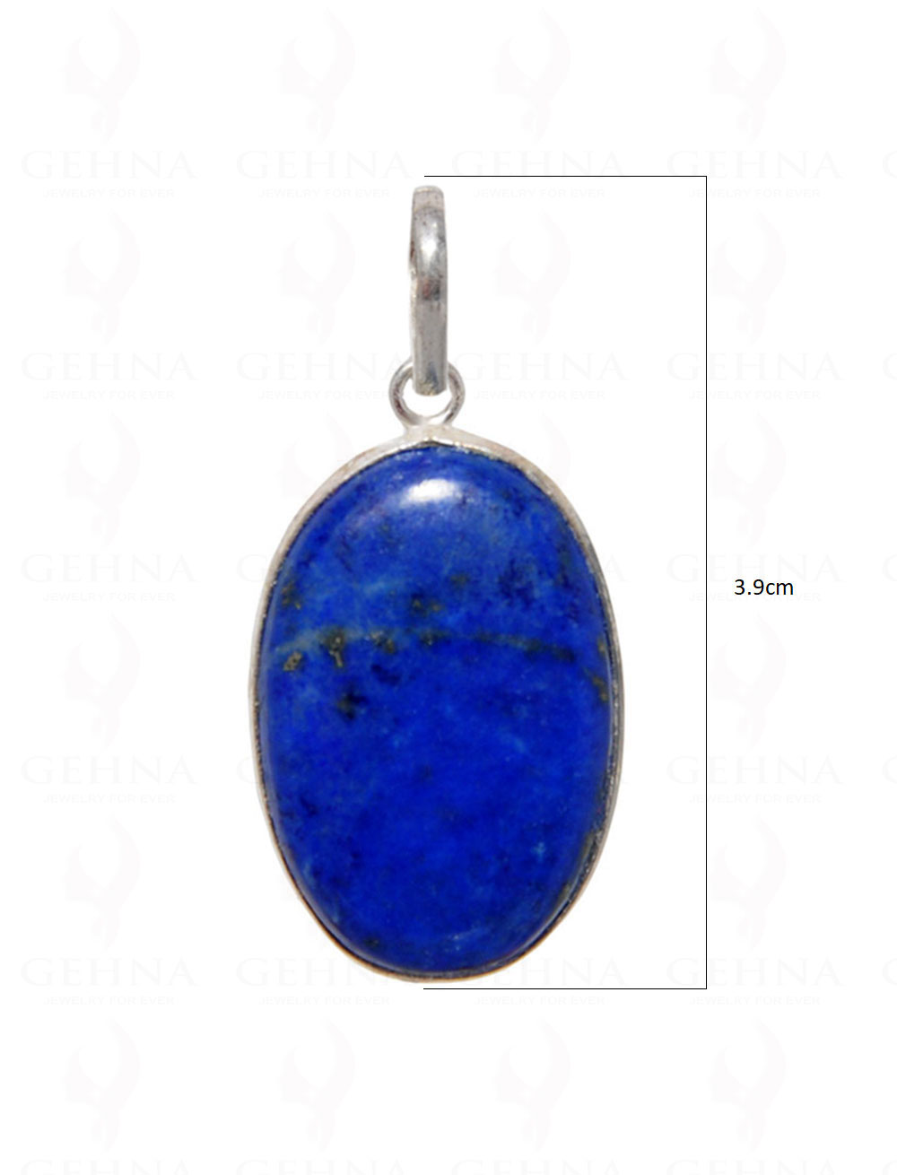 Lapis Lazuli Gemstone Pendant In .925 Silver Overlay GP4463