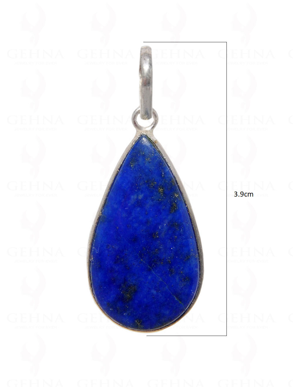 Lapis Lazuli Gemstone Pendant In .925 Silver Overlay GP4465