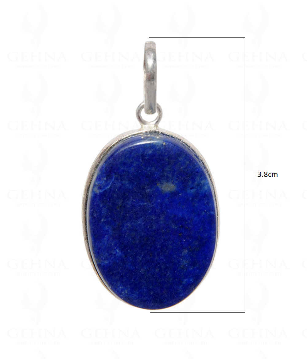 Lapis Lazuli Gemstone Pendant In .925 Silver Overlay GP4467