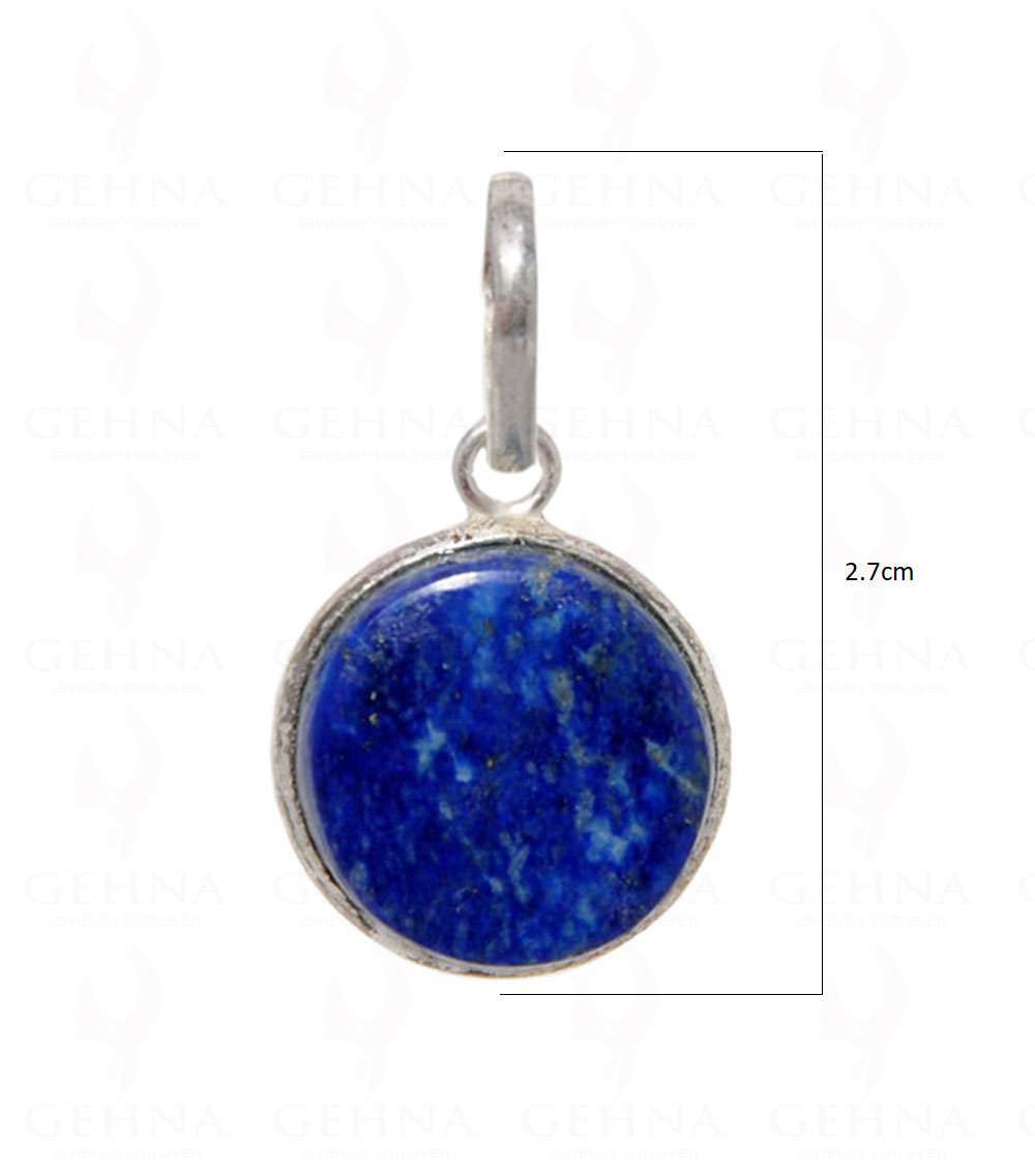Lapis Lazuli Gemstone Pendant In .925 Silver Overlay GP4494