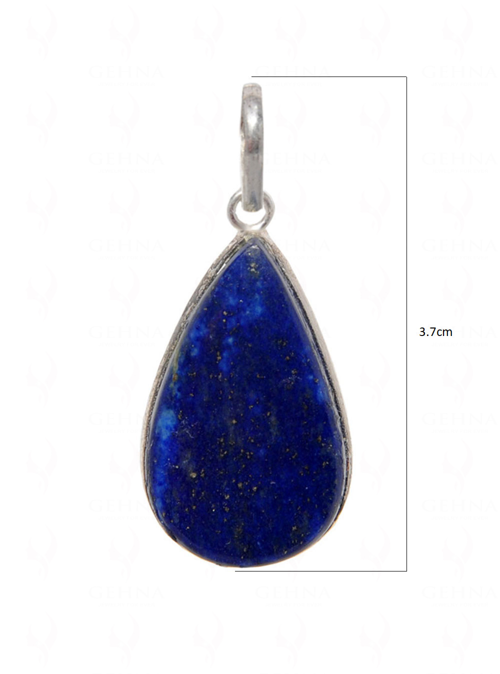 Lapis Lazuli Gemstone Pendant In .925 Silver Overlay GP4502