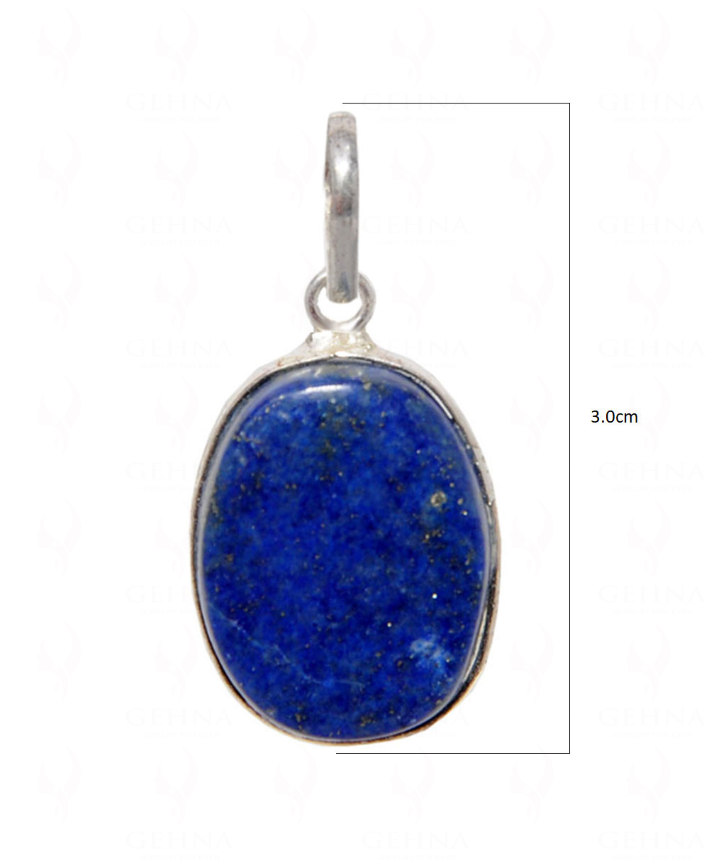 Lapis Lazuli Gemstone Pendant In .925 Silver Overlay GP4504