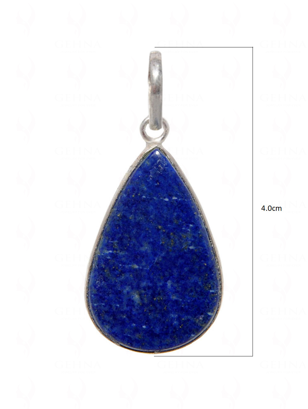 Lapis Lazuli Gemstone Pendant In .925 Silver Overlay GP4507