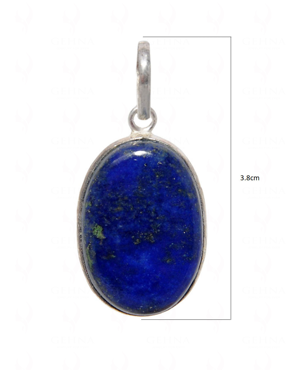 Lapis Lazuli Gemstone Pendant In .925 Silver Overlay GP4508