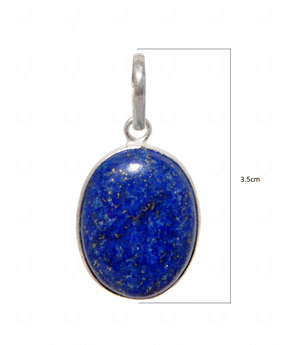 Lapis Lazuli Gemstone Pendant In .925 Silver Overlay GP4510