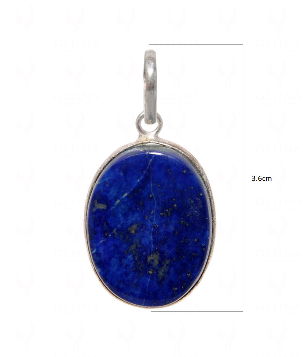 Lapis Lazuli Gemstone Pendant In .925 Silver Overlay GP4511
