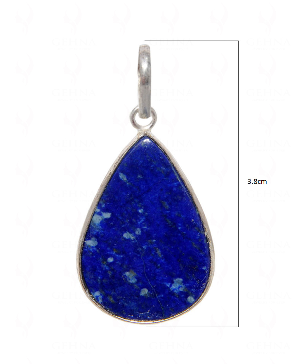 Lapis Lazuli Gemstone Pendant In .925 Silver Overlay GP4512