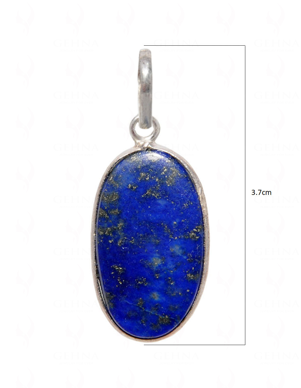Lapis Lazuli Gemstone Pendant In .925 Silver Overlay GP4516
