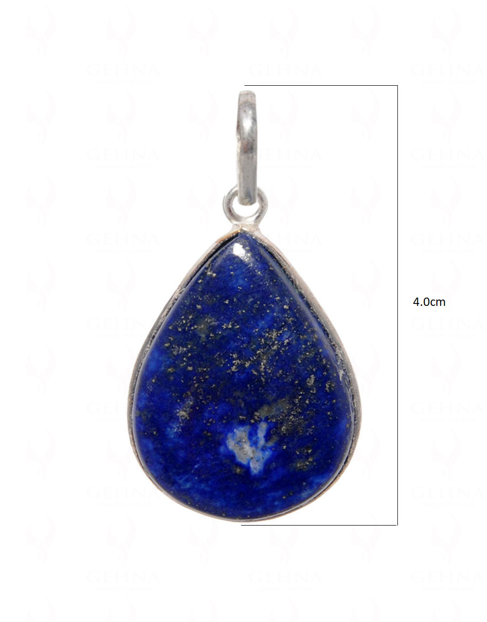Lapis Lazuli Gemstone Pendant In .925 Silver Overlay GP4518