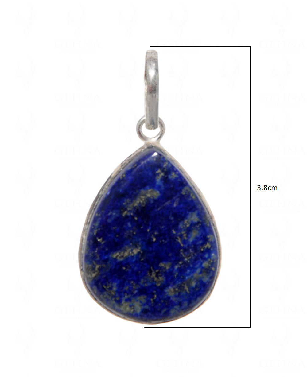 Lapis Lazuli Gemstone Pendant In .925 Silver Overlay GP4519