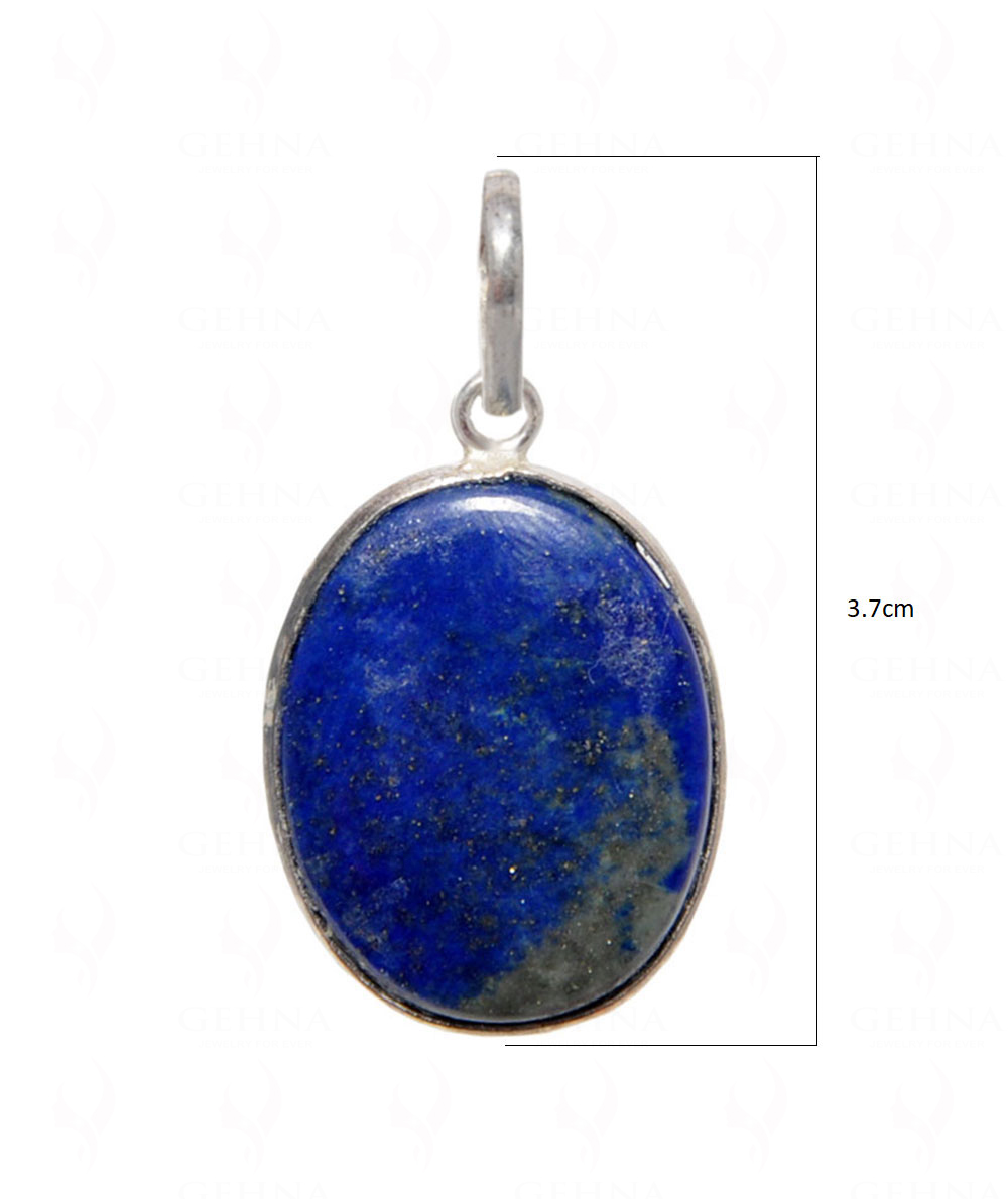 Lapis Lazuli Gemstone Pendant In .925 Silver Overlay GP4520