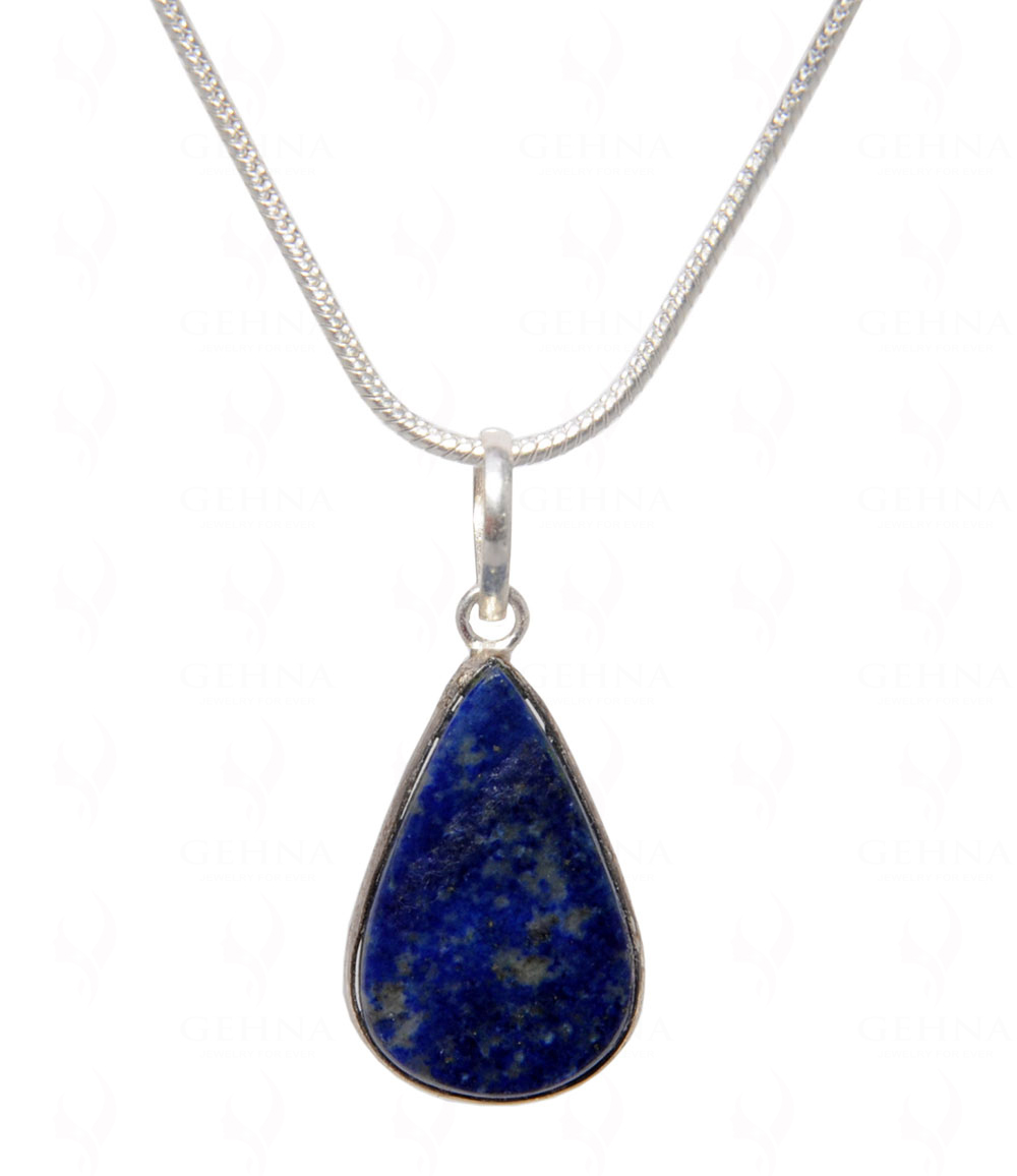 Lapis Lazuli Gemstone Pendant In .925 Silver Overlay GP4524