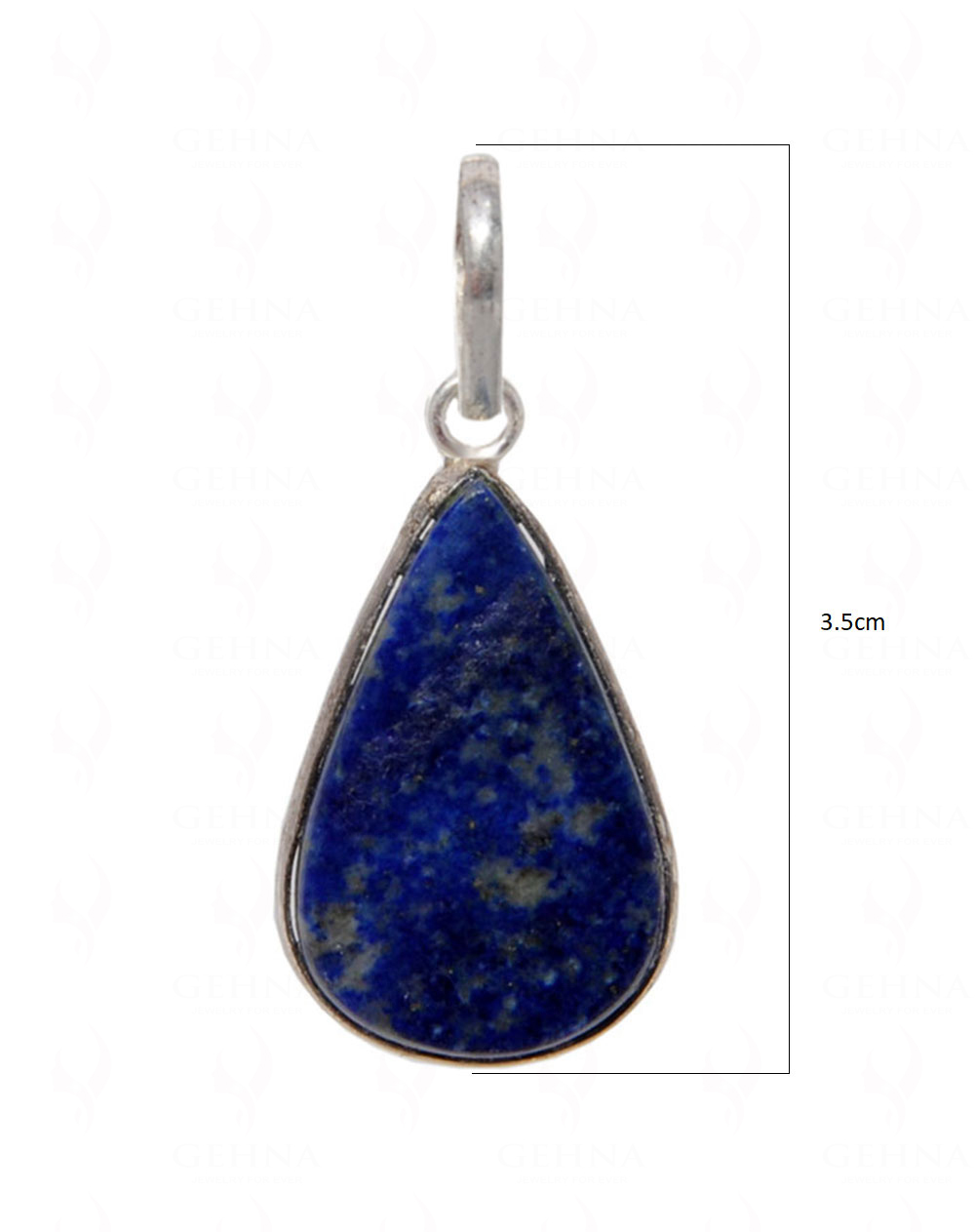Lapis Lazuli Gemstone Pendant In .925 Silver Overlay GP4524