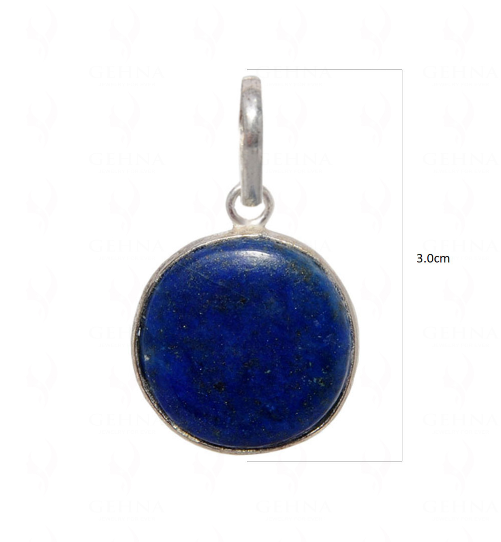 Lapis Lazuli Gemstone Pendant In .925 Silver Overlay GP4525