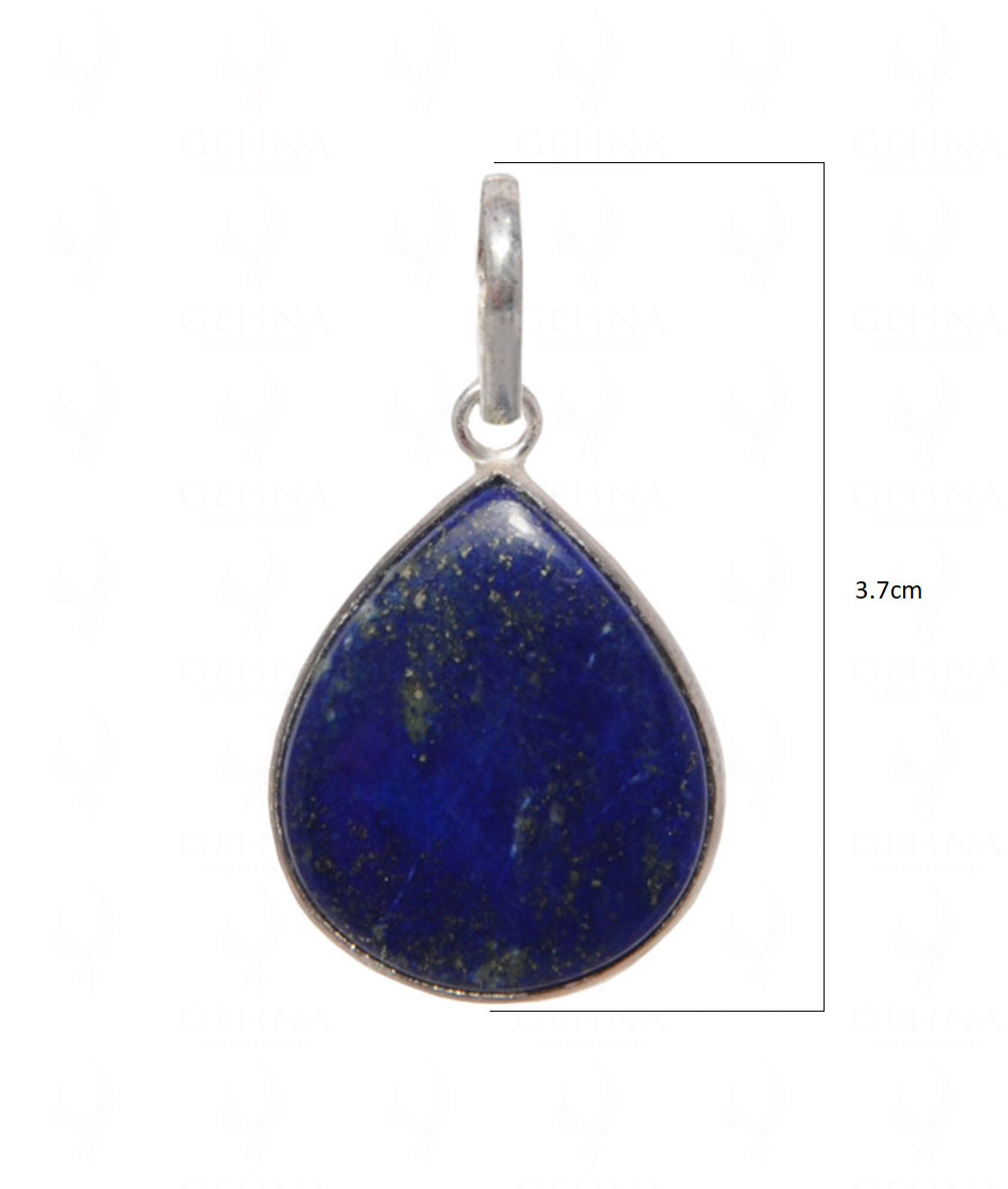 Lapis Lazuli Gemstone Pendant In .925 Silver Overlay GP4528