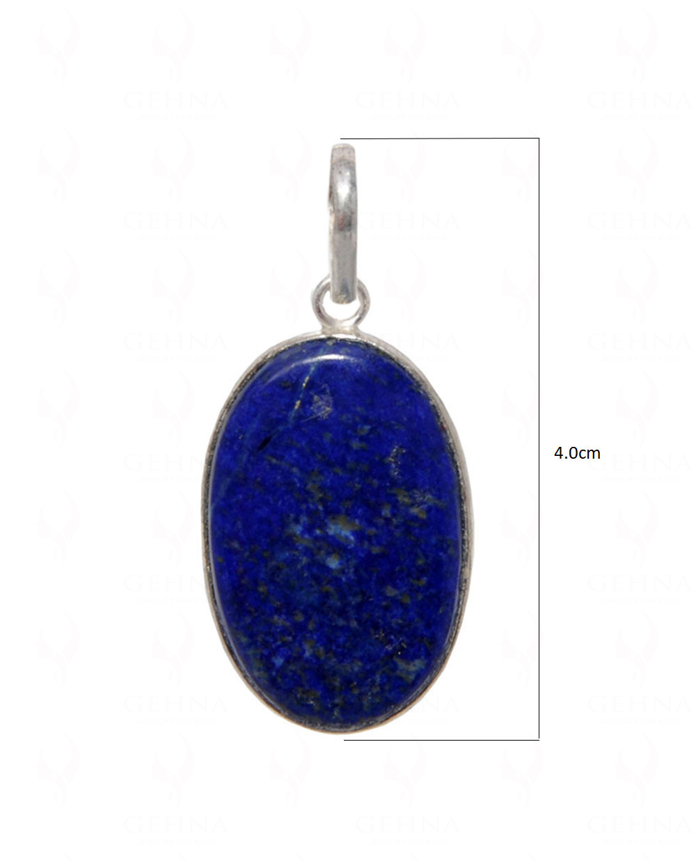 Lapis Lazuli Gemstone Pendant In .925 Silver Overlay GP4529