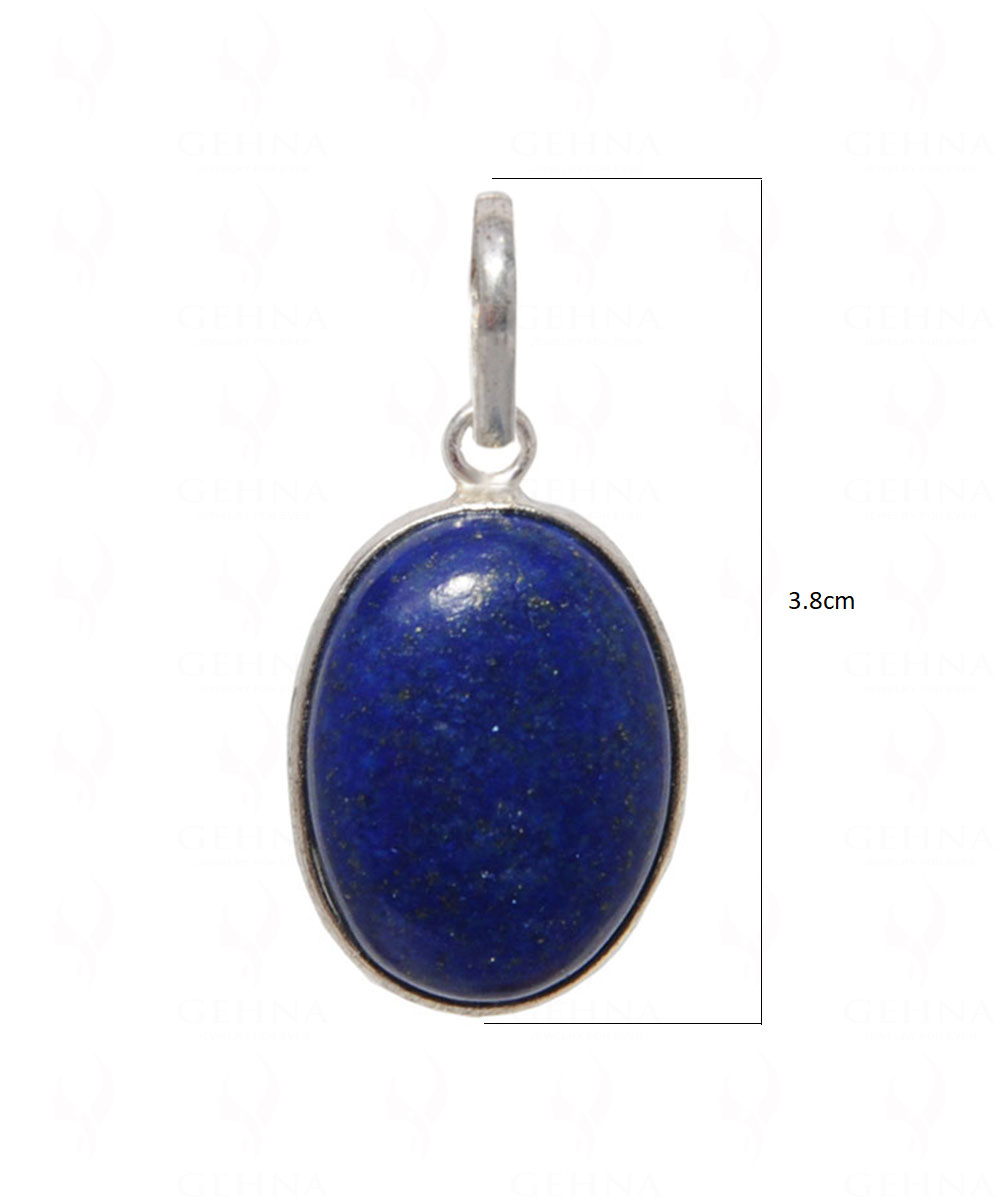 Lapis Lazuli Gemstone Pendant In .925 Silver Overlay GP4531
