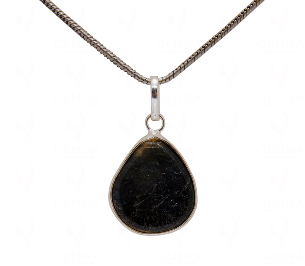 Labradorite Gemstone Studded Pendant GP4929
